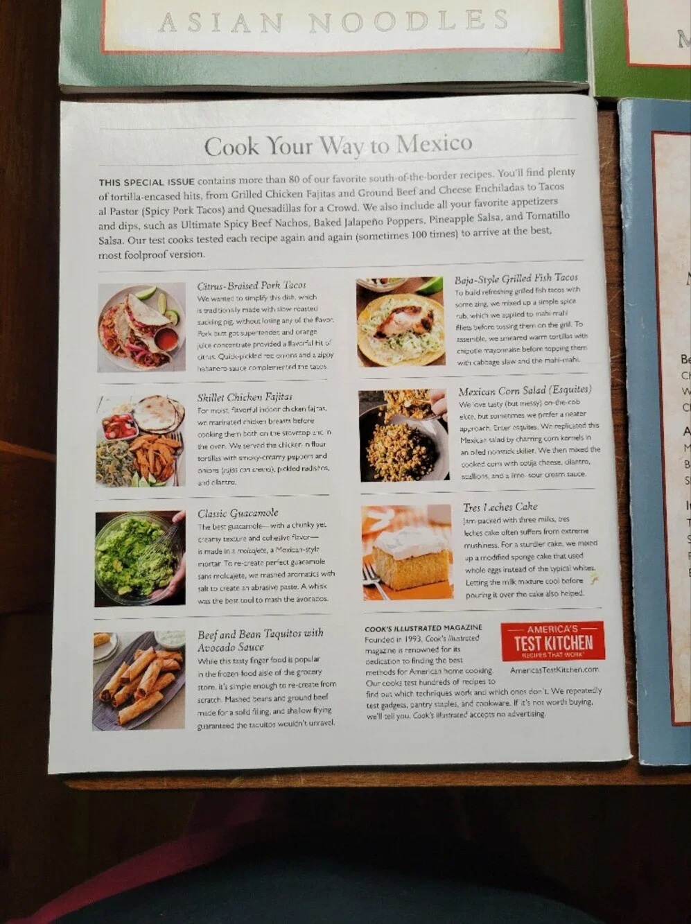 5 Cook's Illustrated Recipe Books